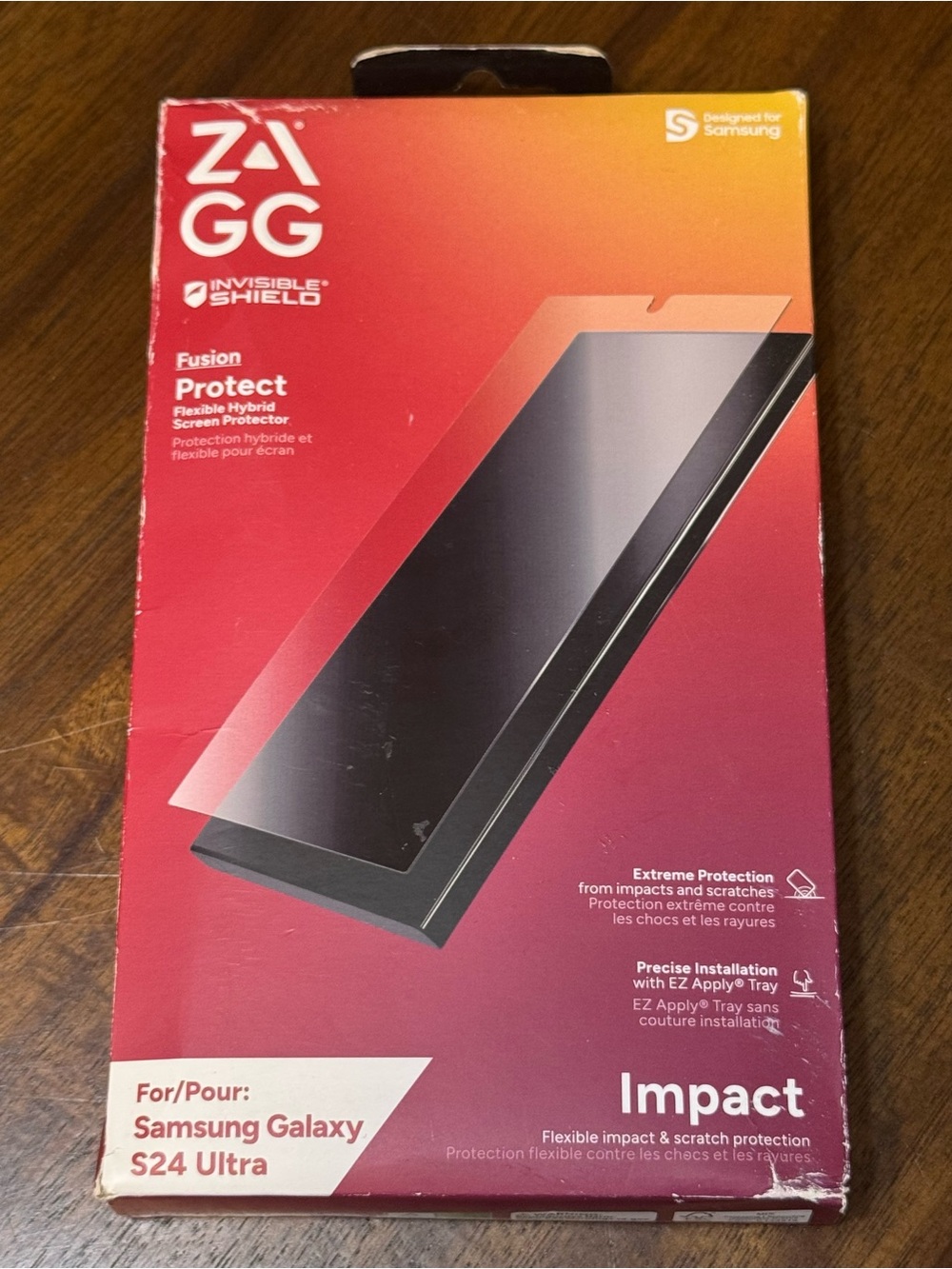 NEW Sealed ZAGG Fusion Screen Protector Samsung Galaxy S24 Ultra -0227